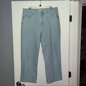 Old Navy Stripped Blue Jeans